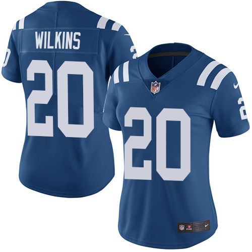 Indianapolis Colts 20 Limited Jordan Wilkins Royal Blue Nike NFL Home Women Jersey Indianapolis Colts Vapor UntouchableVapor Untouchable jerseys